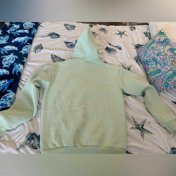Comfrt Pastel Mint Green Hoodie Size Small - Picture 3 of 8